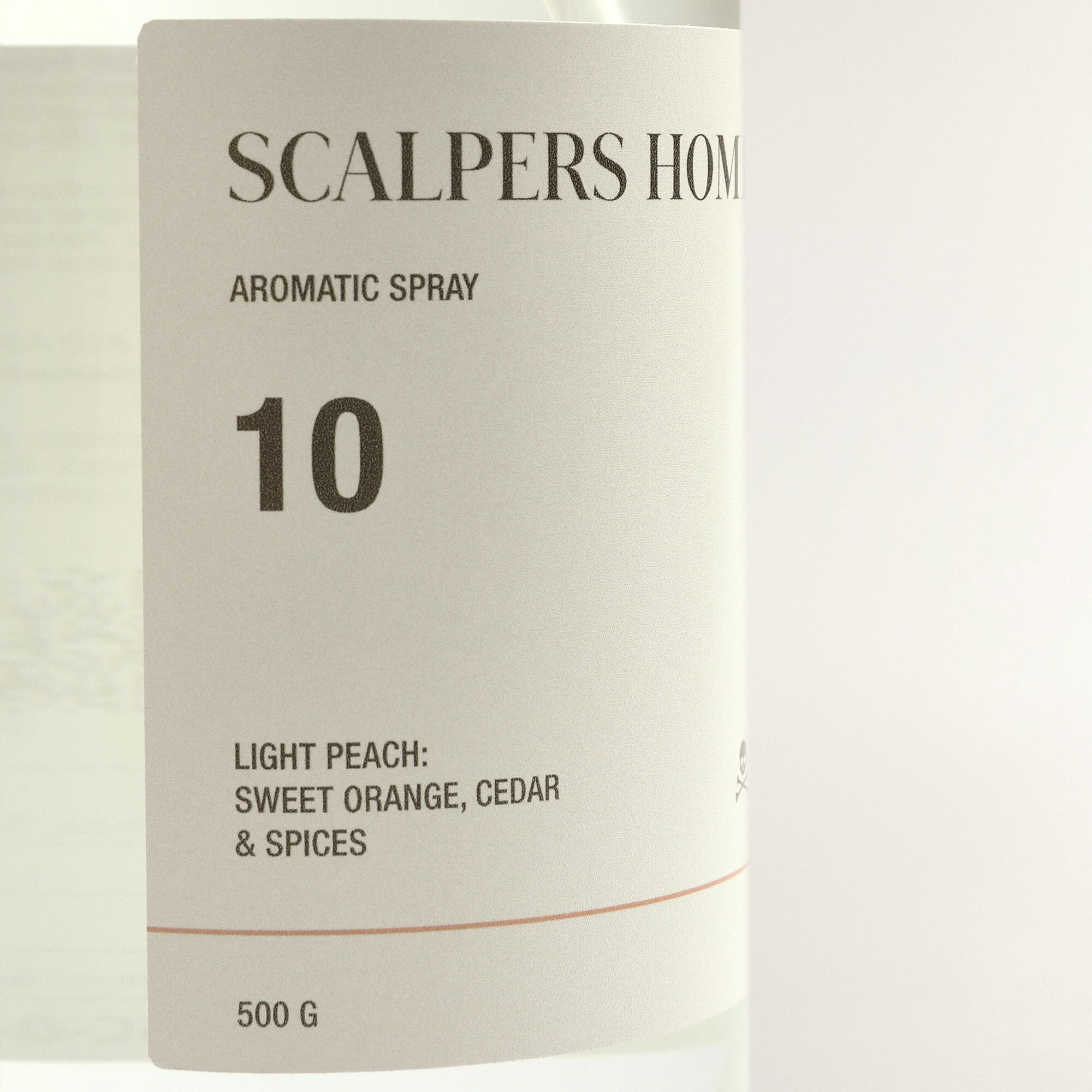 Difusor spray de 500ml aroma light peach scalpers