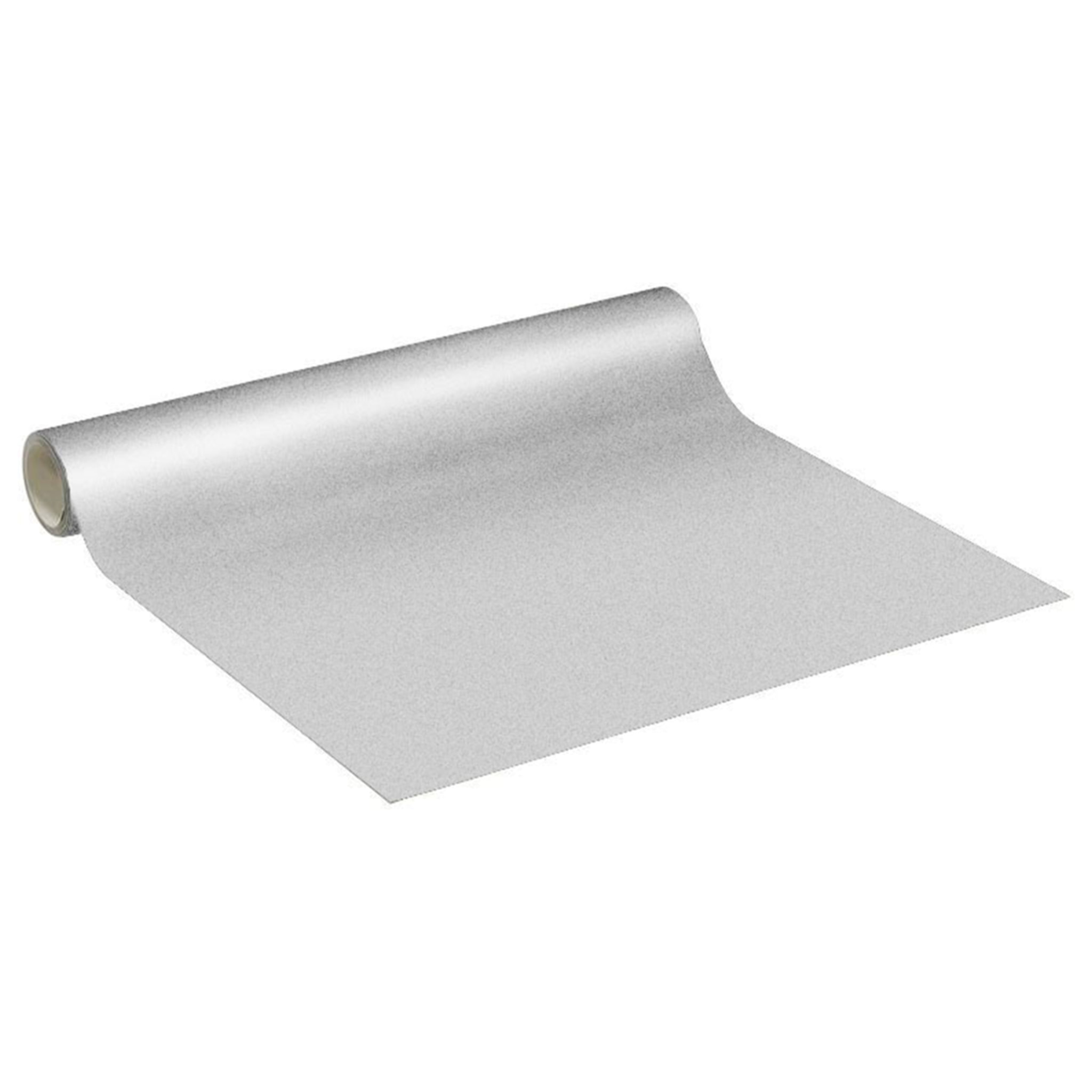 Rouleau adhésif décoratif Vinyle au Mètre - Argent - Sticker Lavable Imperméable Mur Cuisine Meubles