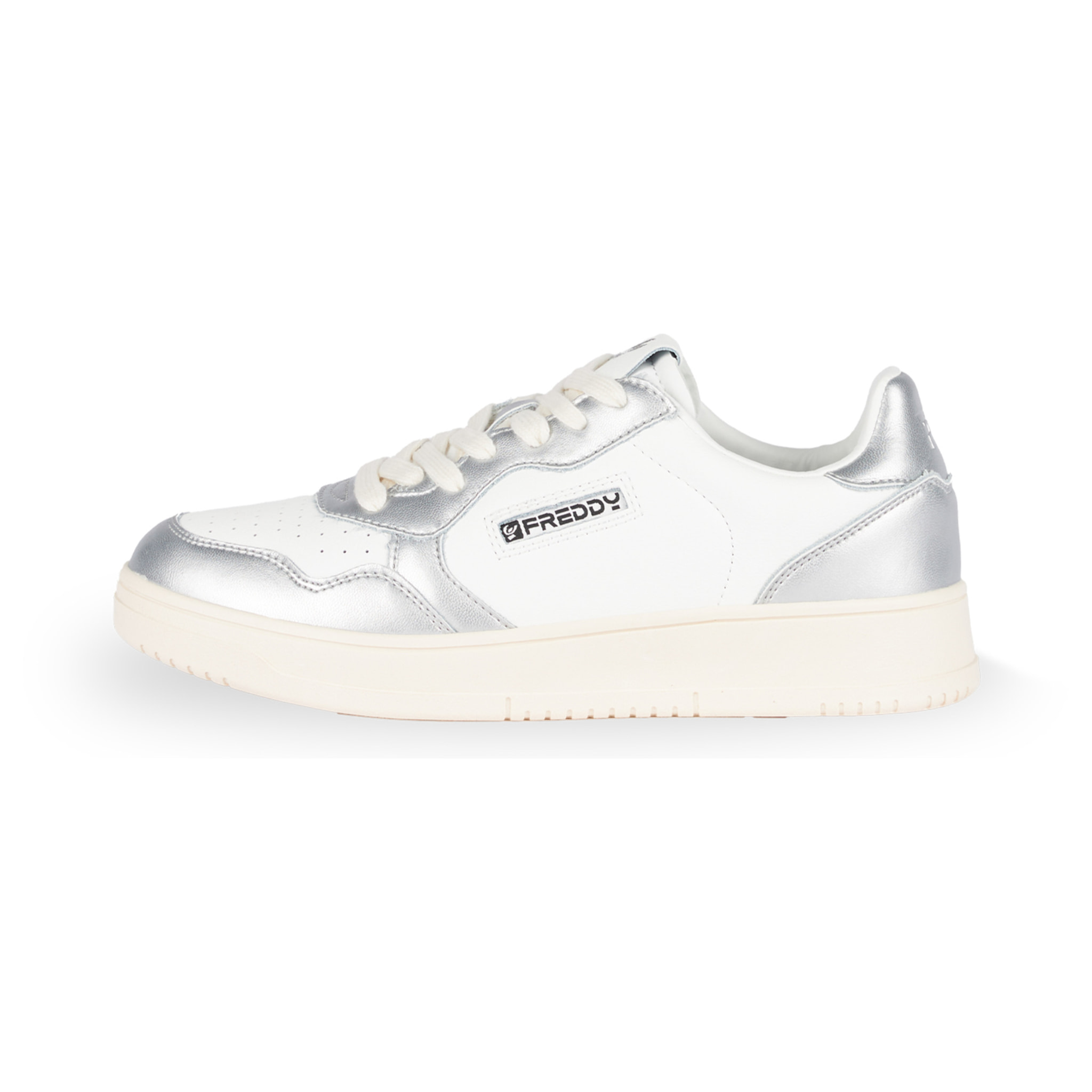 Sneakers in pelle stile basket