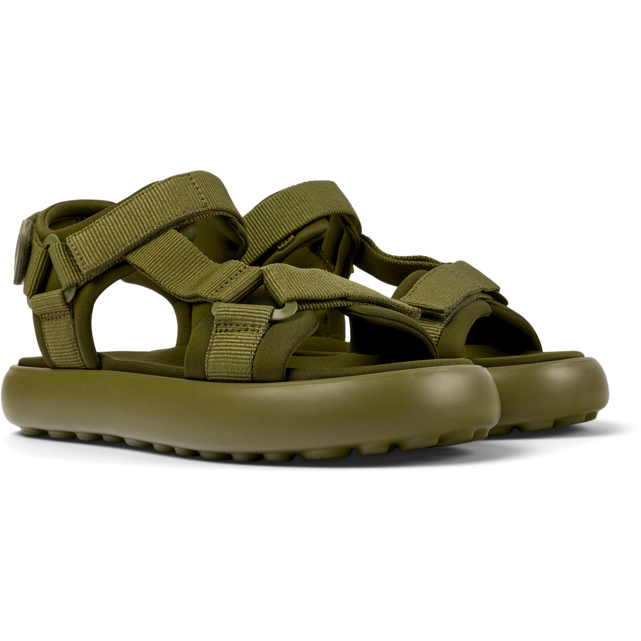 Sandalias - CAMPER Pelotas Flota - Verde - Textil técnico (poliéster reciclado)