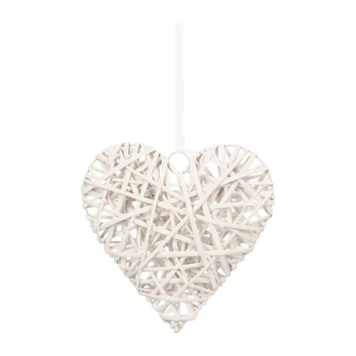 Déco murale osier coeur D25cm