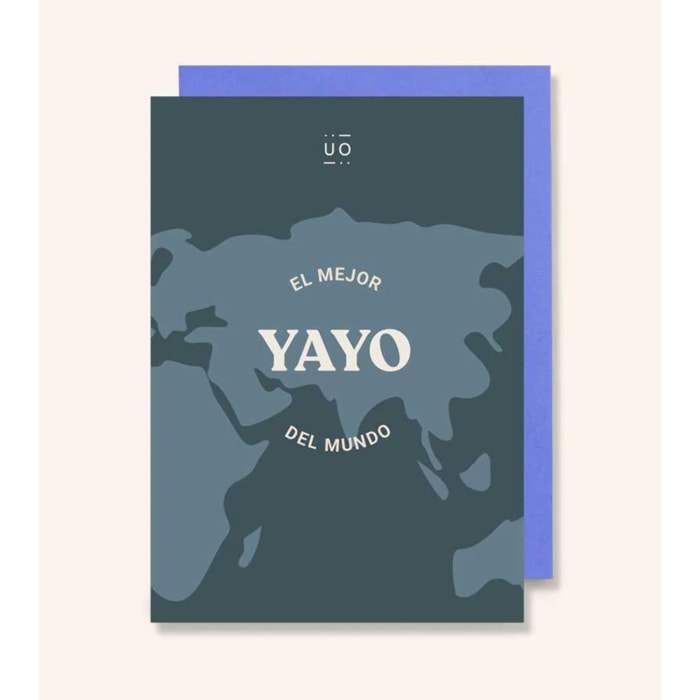 Postal "El mejor yayo del mundo"