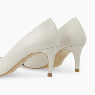 ZAPATOS DE SALÓN BLANCOS NANEL