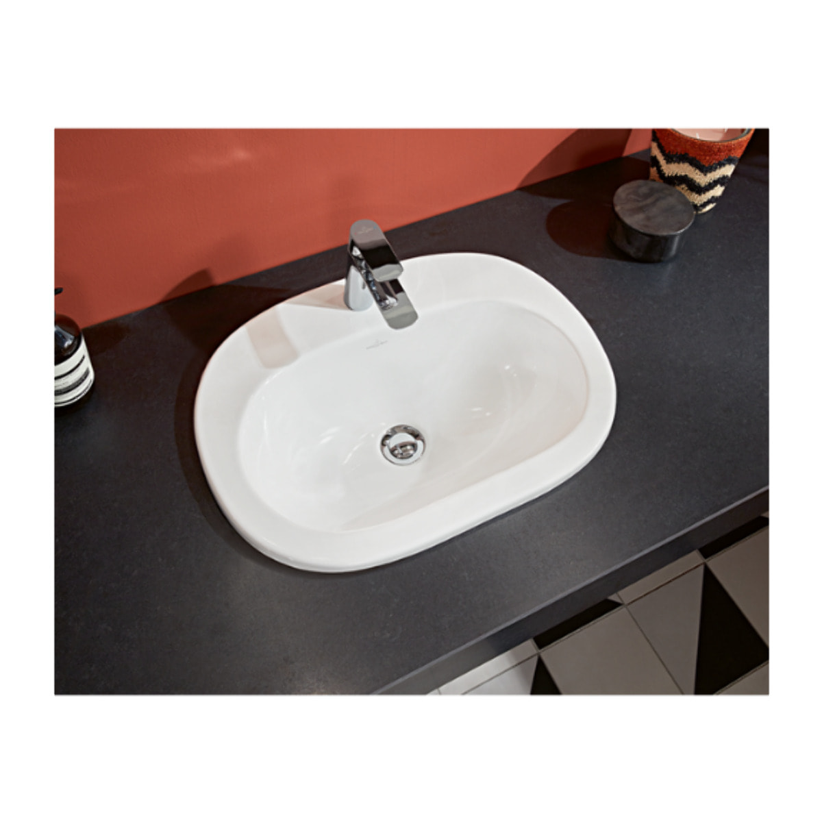 Vasque a encastrer O.Novo Blanc CeramicPlus