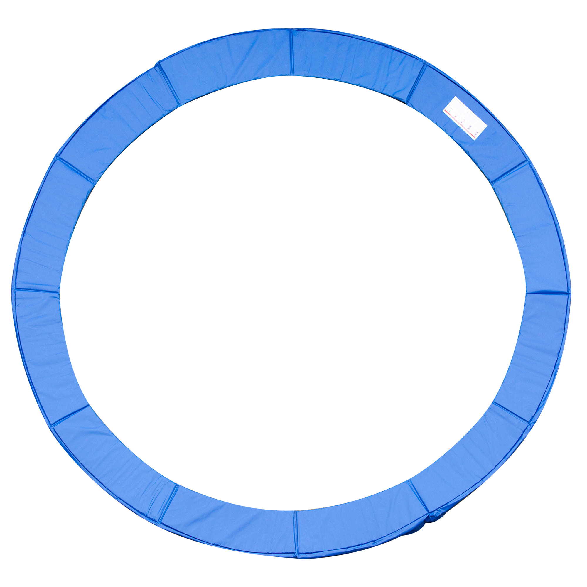 Couvre-ressort trampoline Ø 366 cm PVC PE haute densité rembourrage 15 mm bleu