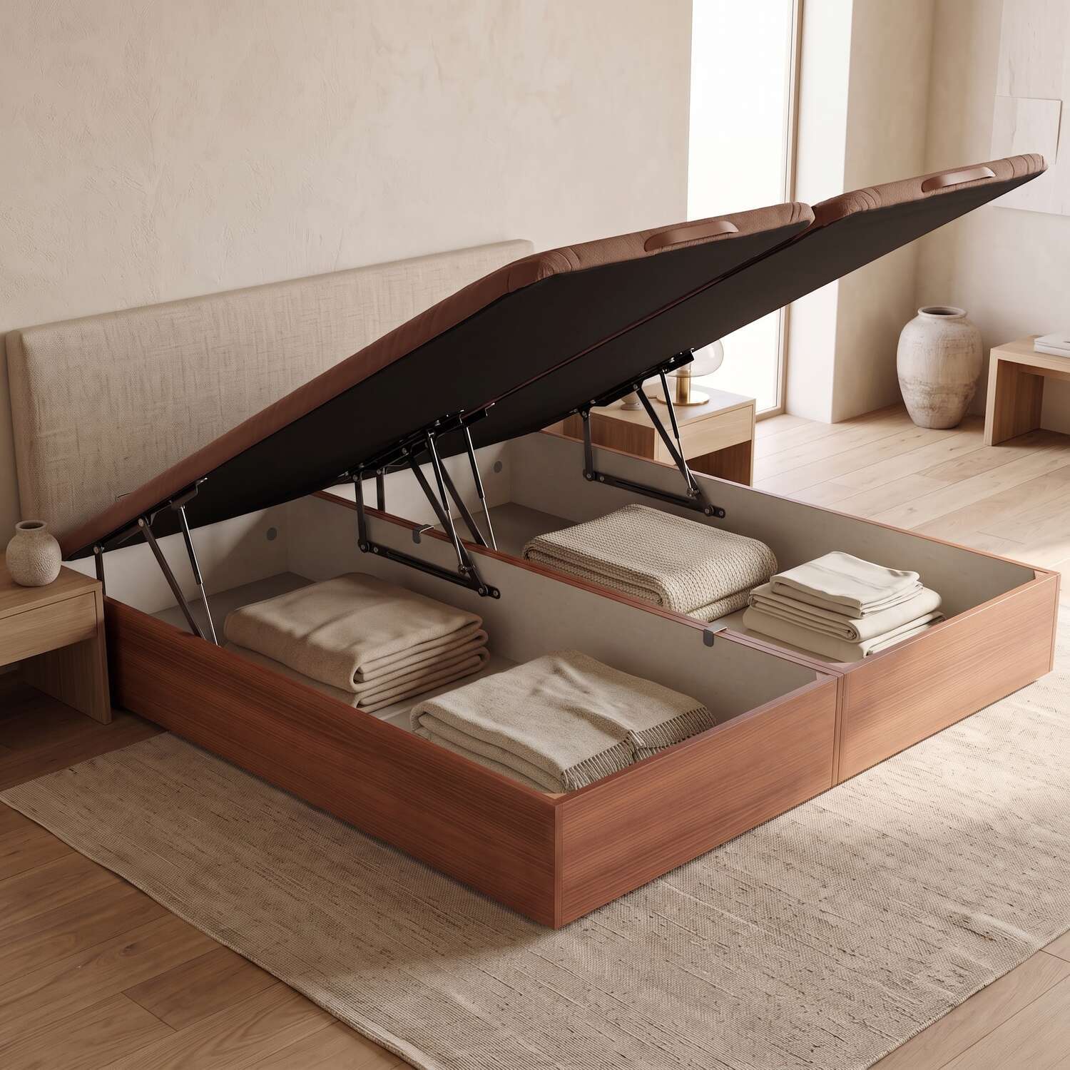 Canapé Abatible | 31CM | ENVÍO, MONTAJE Y RECOGIDA ANTIGUO INCLUIDO | Madera | Gran capacidad