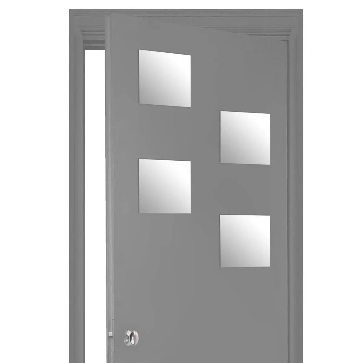 Lot de 4 miroirs carrés adhésifs 20X20