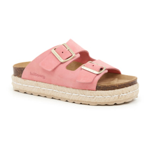 SANDALO CON ZEPPA BILLOWY ROSA
