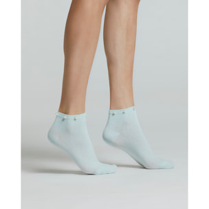 CALZA COTONE MORGANA CON PERLE