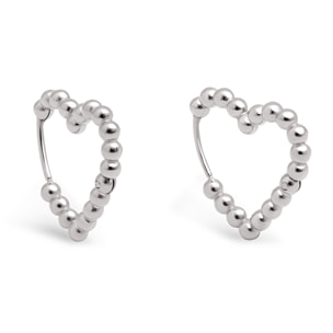 Pendientes Cora Dots Acero