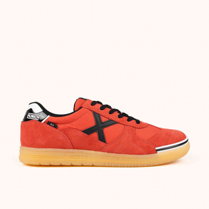 MUNICH G-3 462 Zapatilla de Fútbol Sala Adulto Rojo y Negro