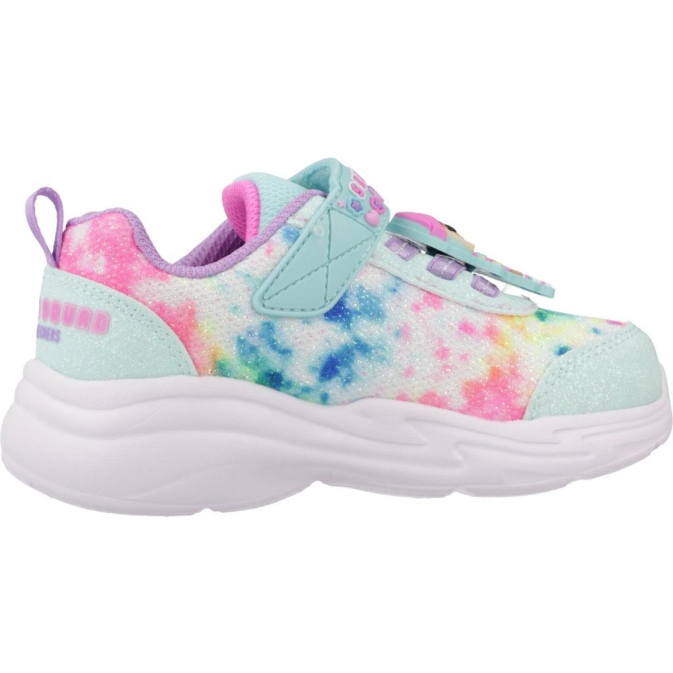 Zapatillas Niña Skech Squad Azul