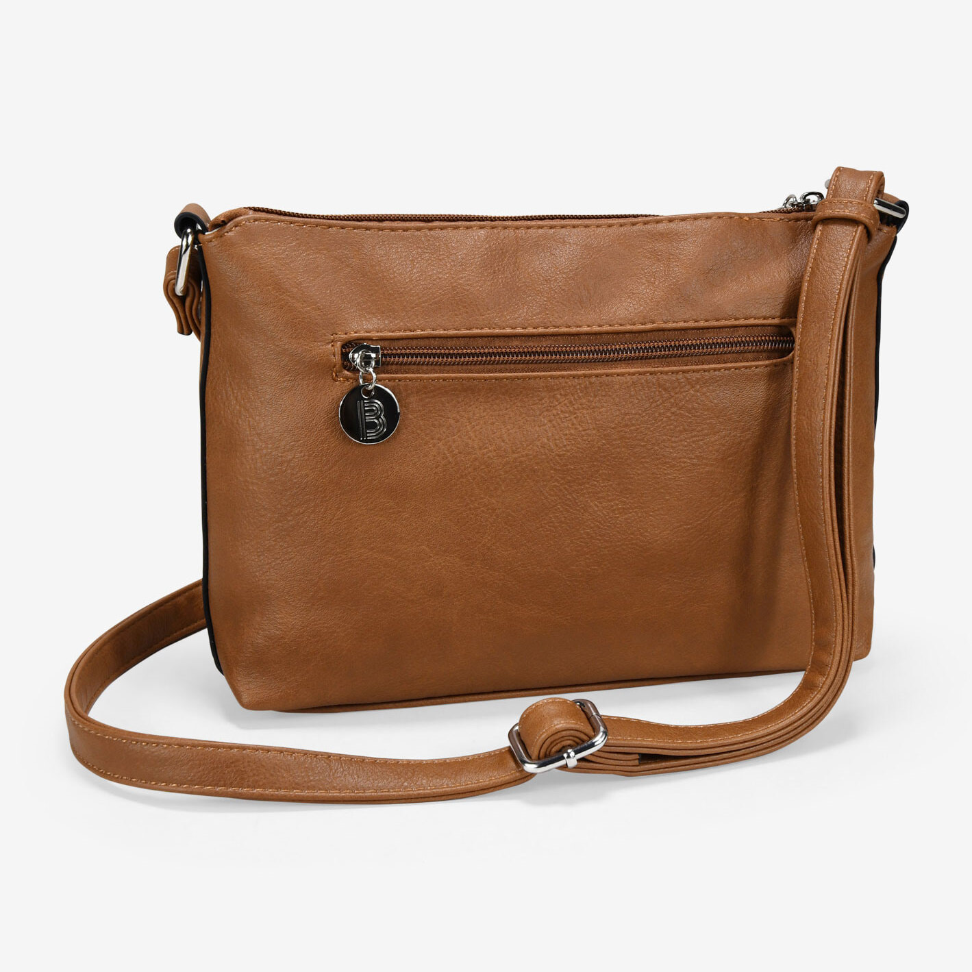 Bolso bandolera cuero con patchwork