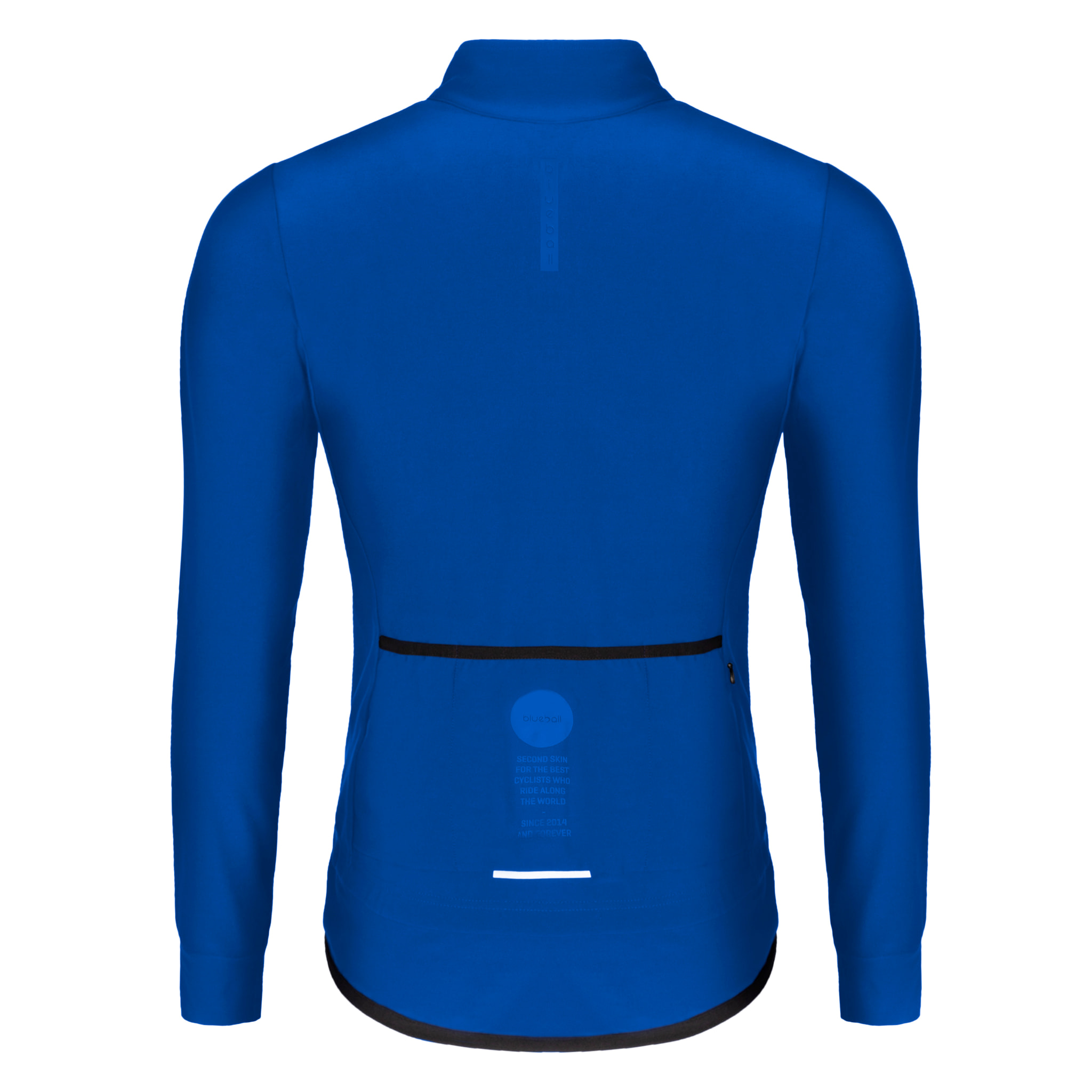 Chaqueta ciclista hombre manga larga azul