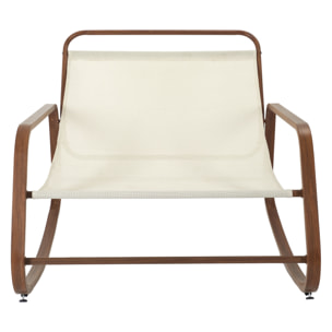 Fauteuil A Bascule Miami Imitation Bois