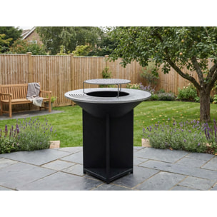 Barbacoa con placa de acero de 100 cm EFP56B PURLINE  W