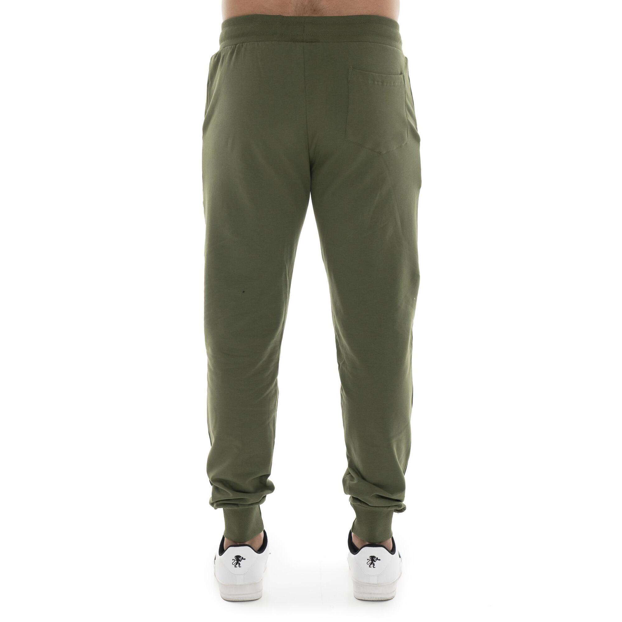 Pantalón de deporte de invierno para hombre con pequeño logo "Basic" en el puño
