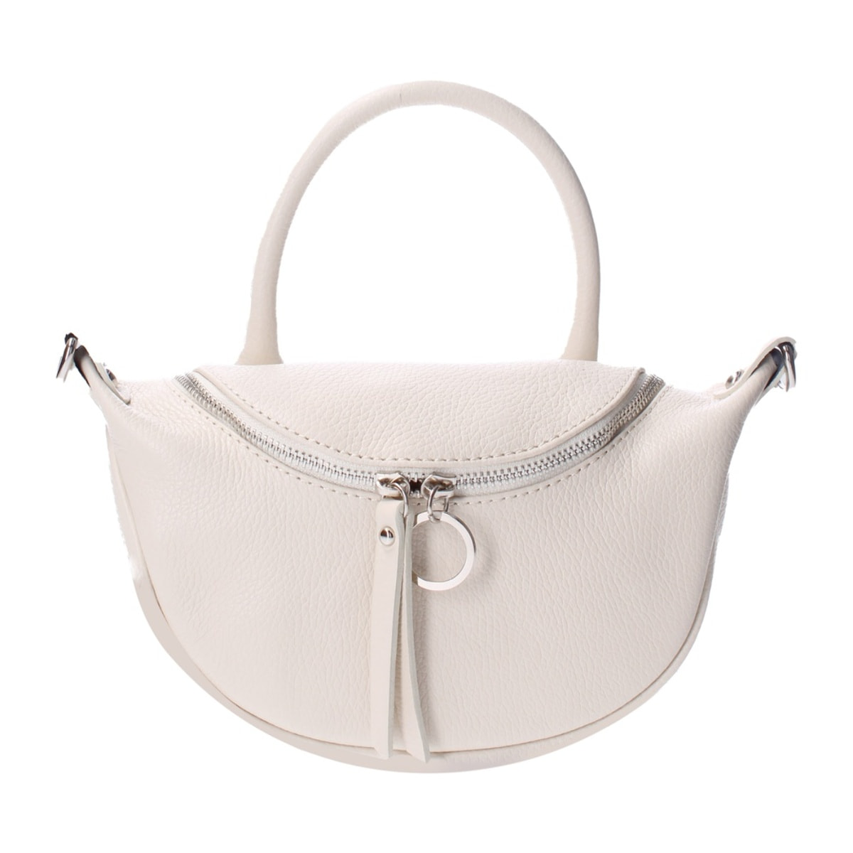 Borsa a mano da donna - Modello Mae - Vera pelle - 26.0 x 13.0 x 8.0 cm