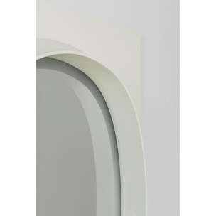 Miroir Aero LED 141x80cm blanc Kare Design