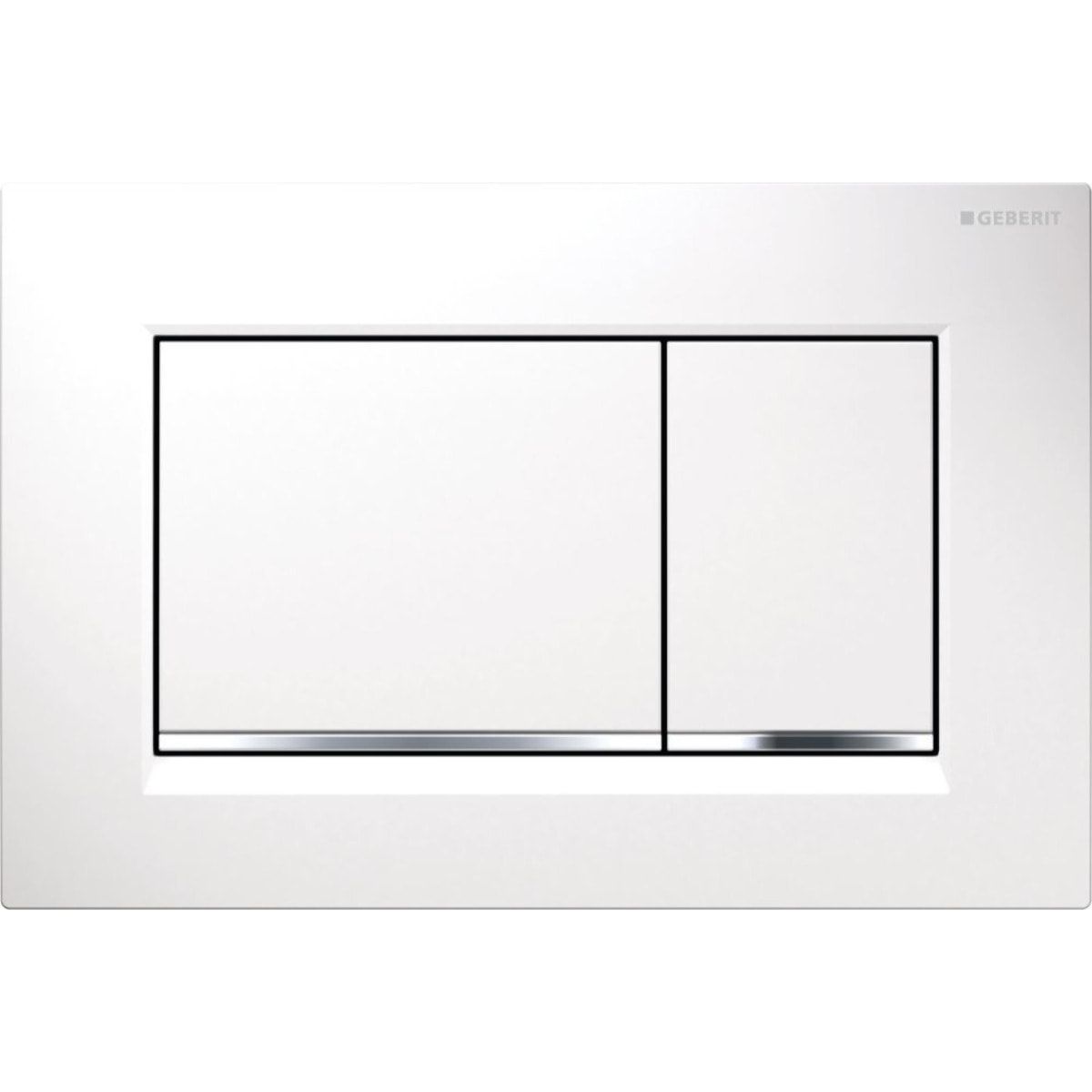 Pack WC Bati Geberit + Cuvette sans bride Swiss Aqua Technologies + Abattant SoftClose + plaque blanche (GebSATrimless-H)