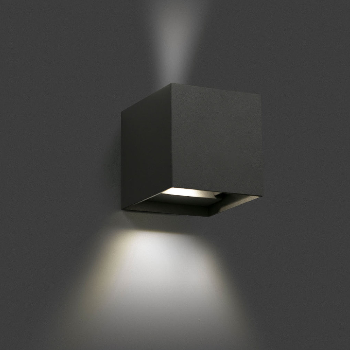 OLAN LED aplique gris oscuro