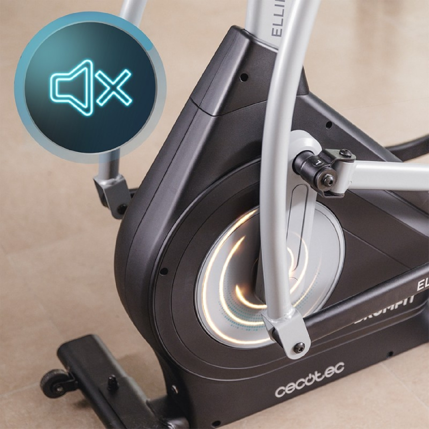 Cecotec Vélo elliptique Drumfit Elliptical 8000 Motor Pro