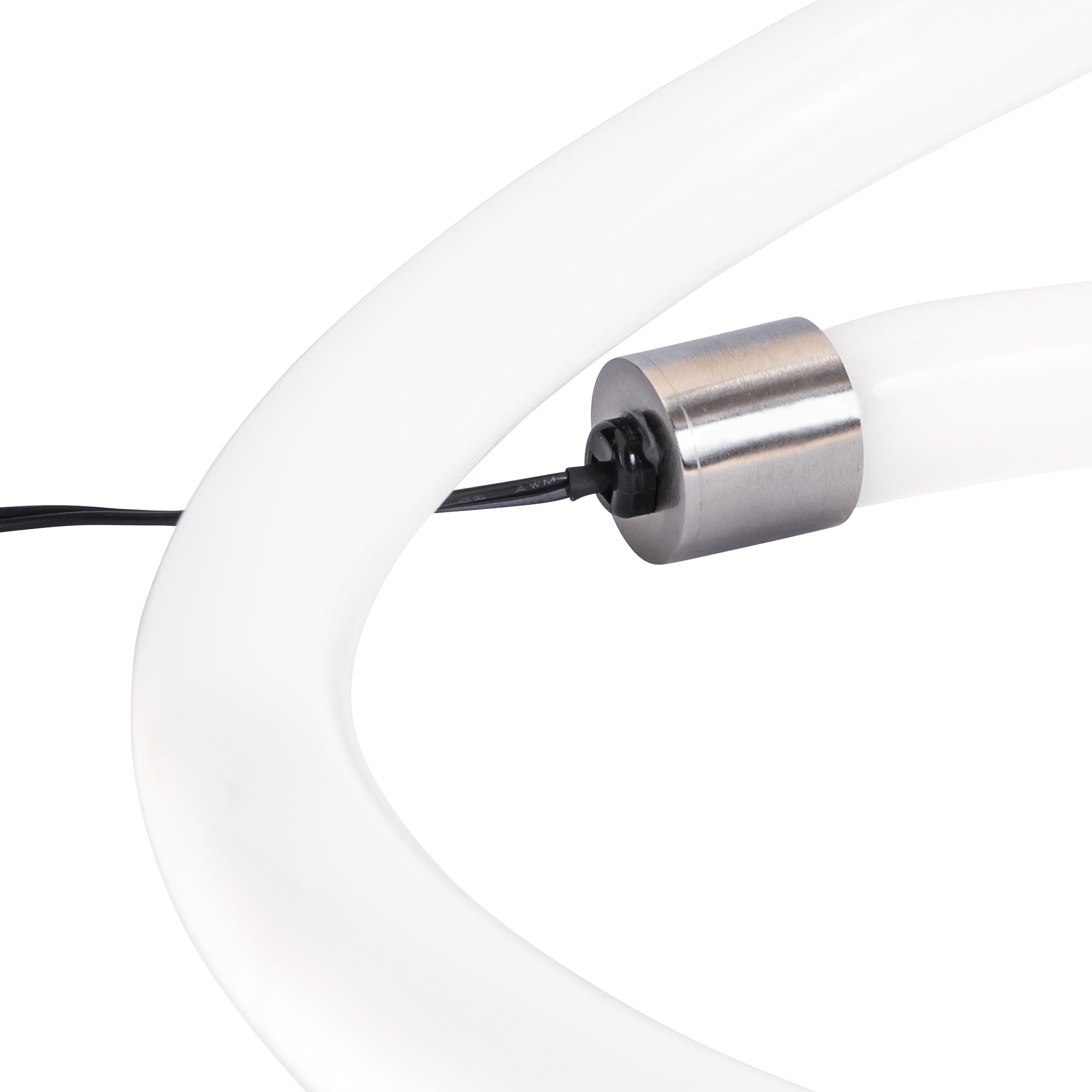 FORLIGHT Sobremesa Rolly LED 12W Blanco Neutro - 4000K Níquel Satinado para Interior de Mesa en Oficina, Dormitorio, Comedor