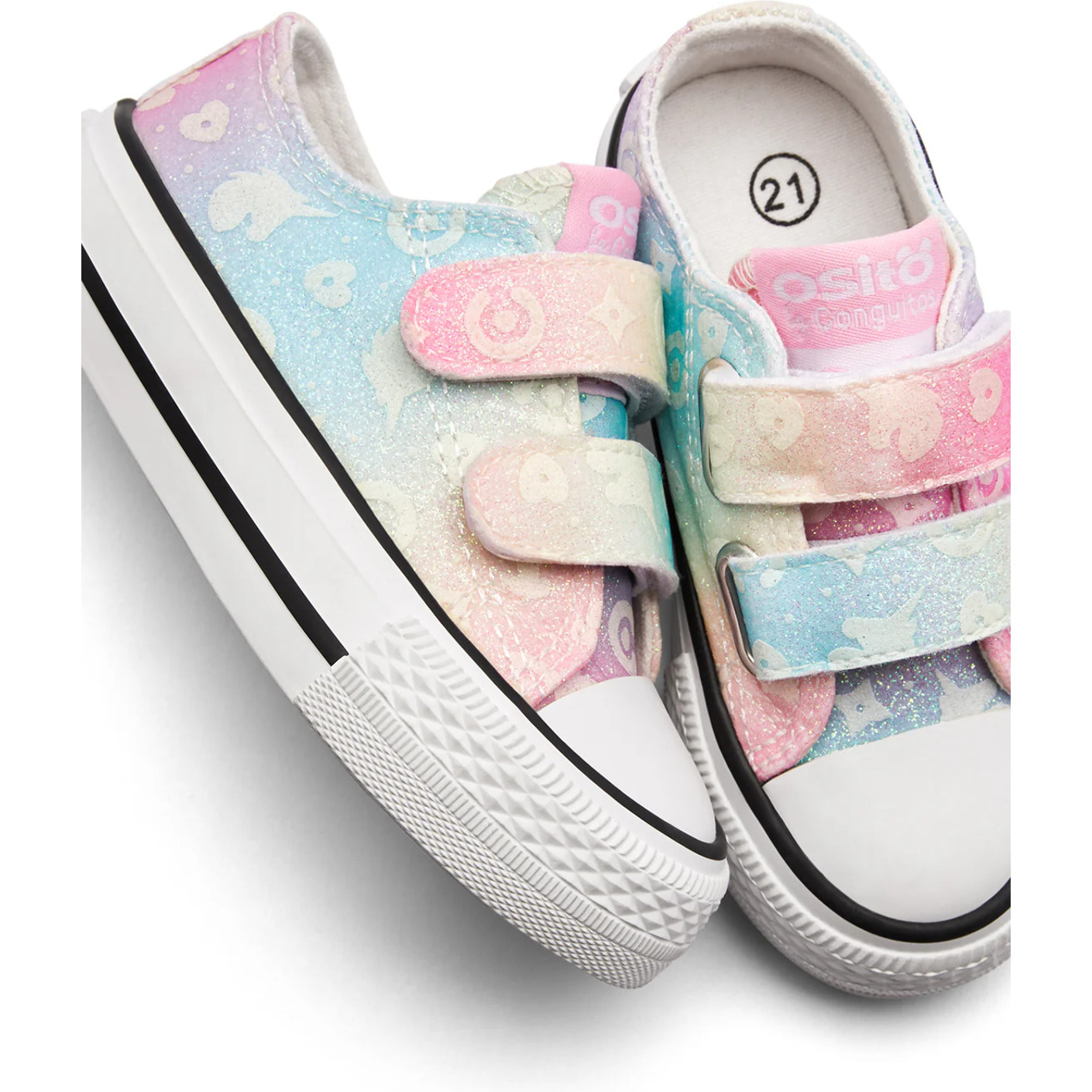 Zapatillas Bajas de Bebés Doble Cierre Adherente Multicolor