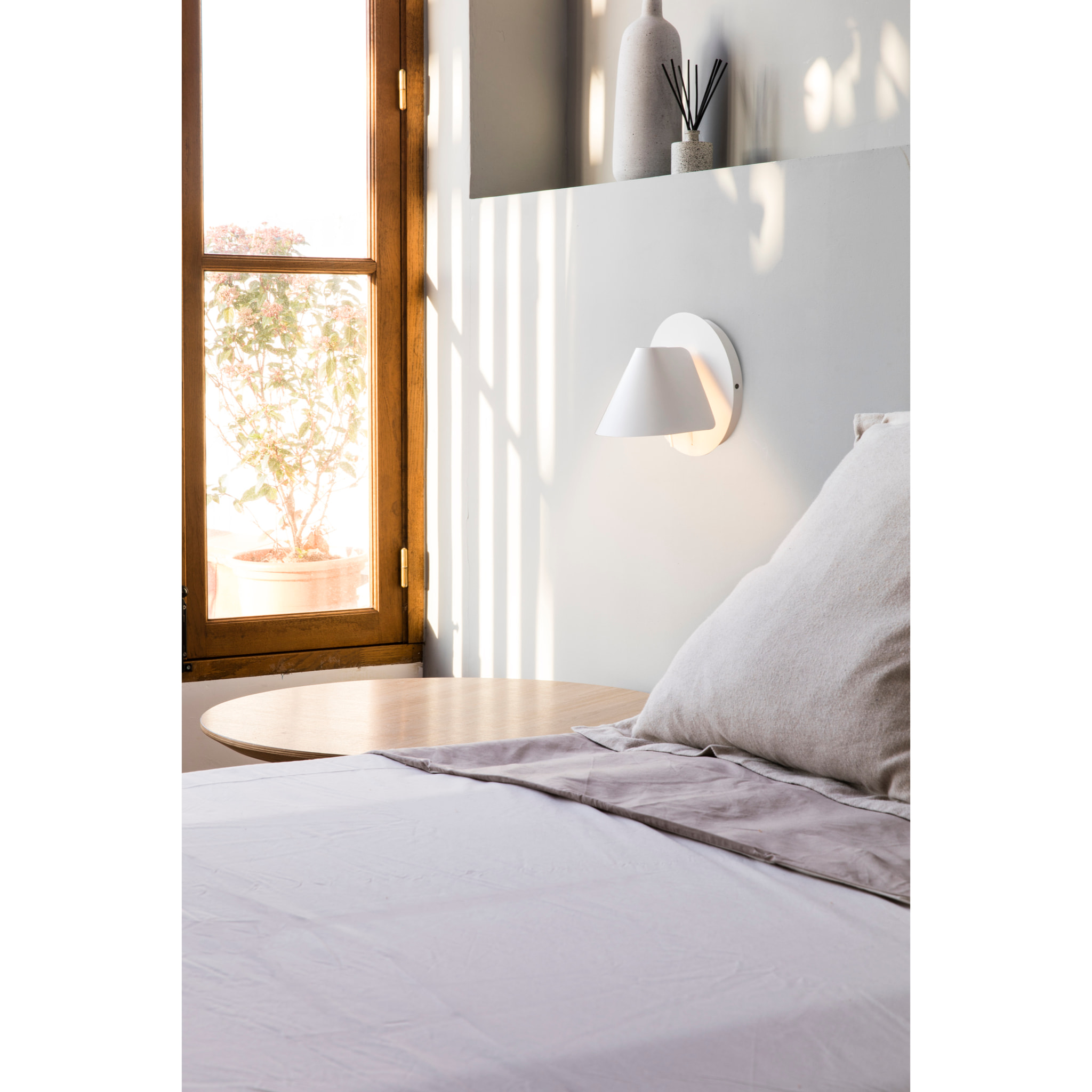 NOON Lampe applique blanche