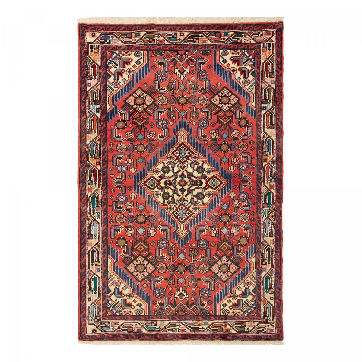 Tapis d'orient au motif oriental, noué main en laine, ELUF