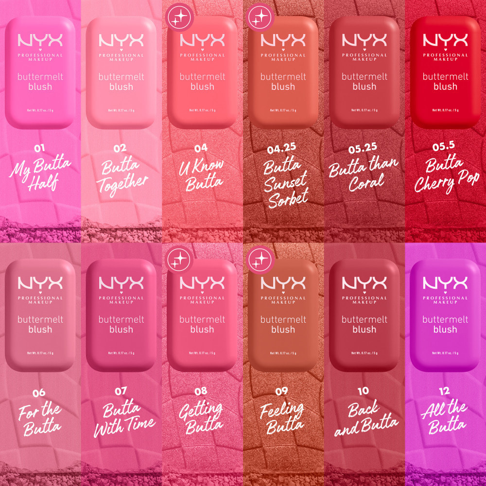NYX Professional Makeup Buttermelt Blush BUTTA CHERRY POP