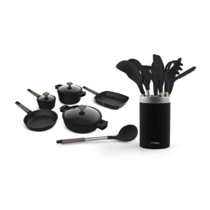 Cecotec Ustensiles de cuisine en silicone Polka Excellence Force. Set de 9 pièce