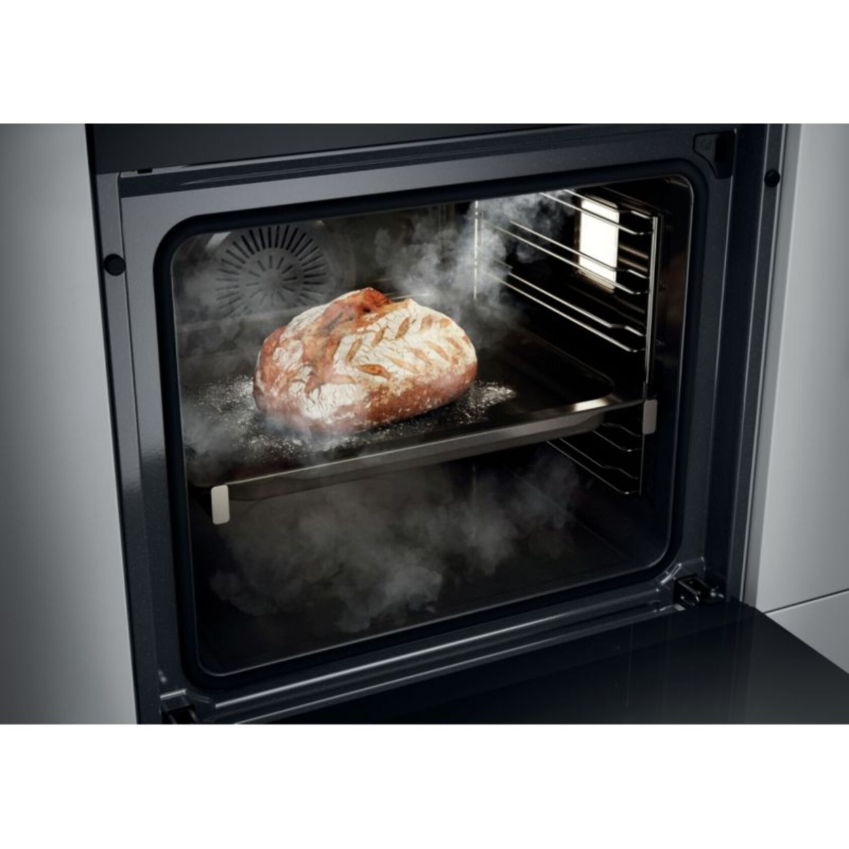 Four encastrable HAIER ID2P5B5EYTB - Pyrolyse - Hydrolyse - Chaleur pulsée - Porte froide - Rails télescopiques