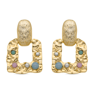 Pendientes acabado en oro amarillo de 18k