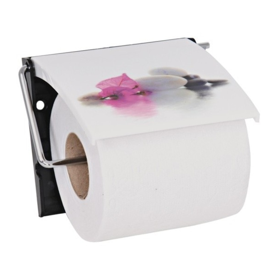 Porte rouleau papier wc Mural Fleurs MSV