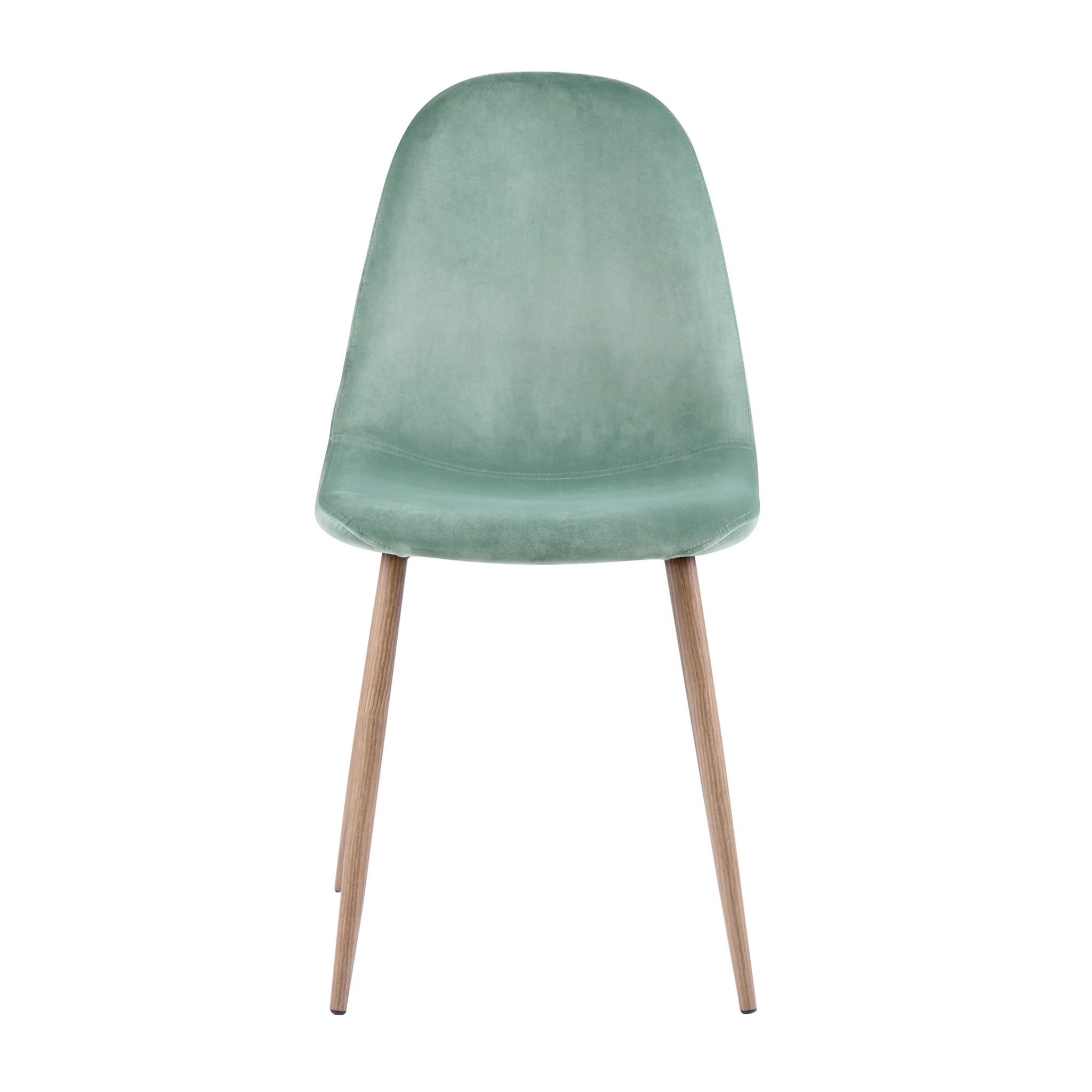 Lot de 2 chaises en velours vert d'eau - Fredrik