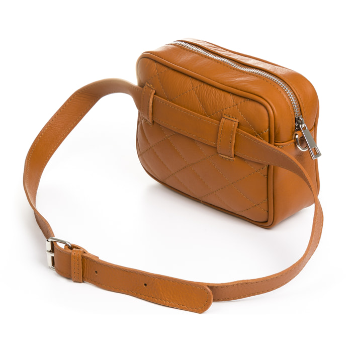 Serafina Borsa in vita alla moda Unisex.Pelle autentica Sauvage Imbottita