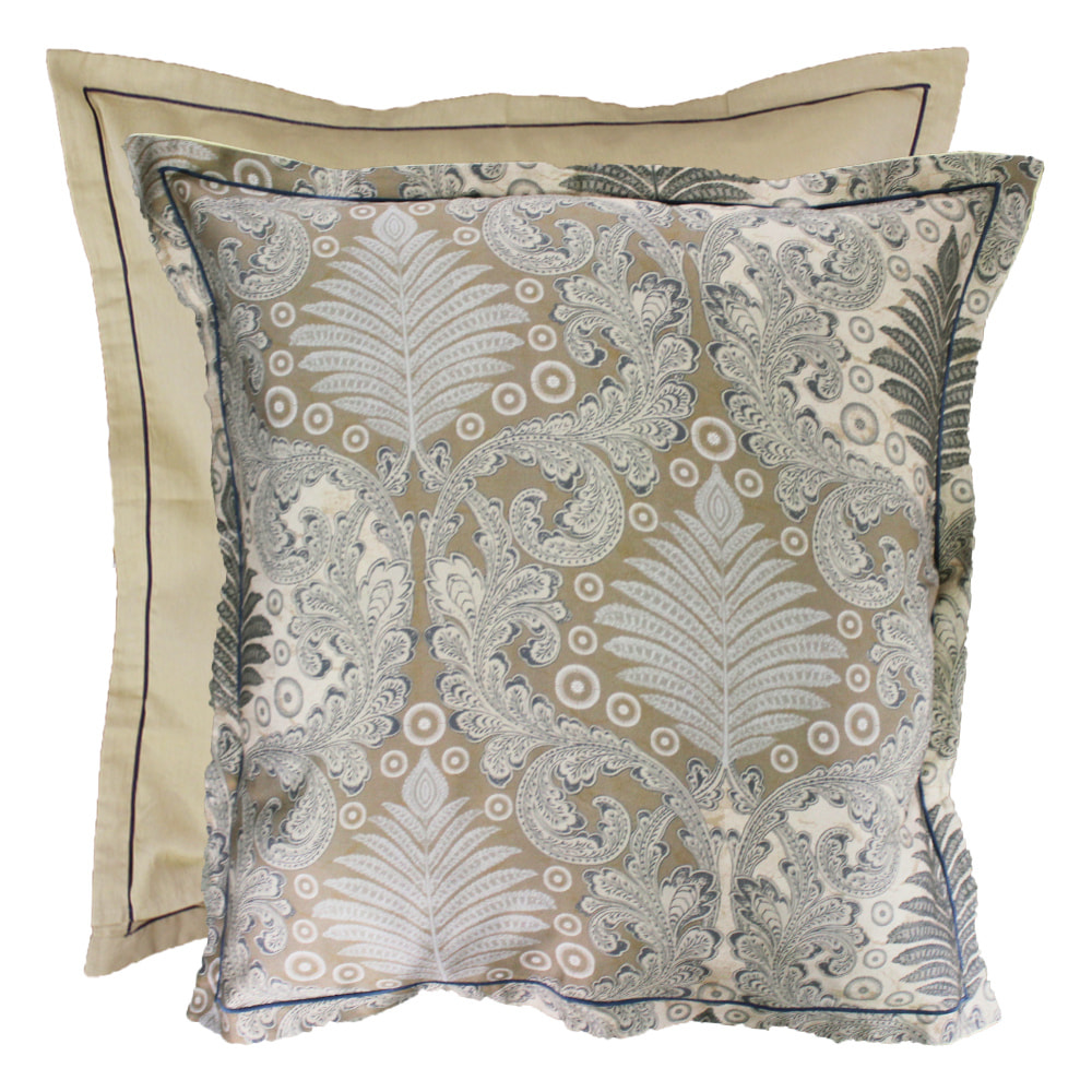 Taie d'oreiller satin de coton 120 fils/cm² imprimé Suzie Boise