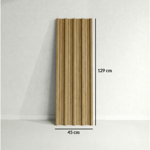 12x Paneles para Tejado de Acero Galvanizado, Chapas Perfiladas de Techo 7m², para Caseta de Herramientas, Cobertizo, Garaje, Exterior, 129x45cm, Madera Natural