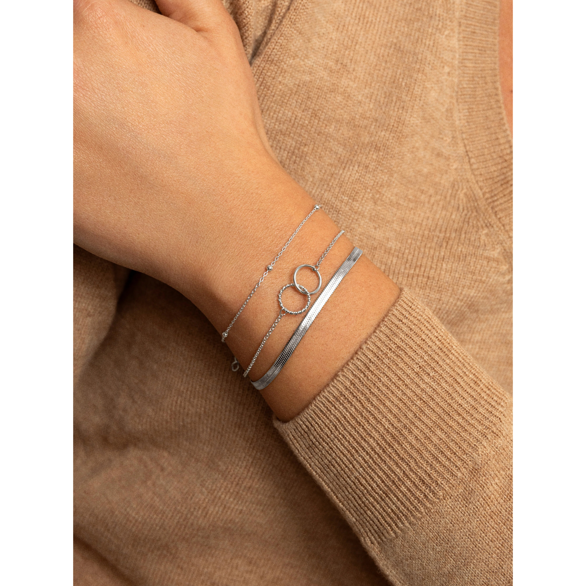 Bracciale Circles Twist Acier