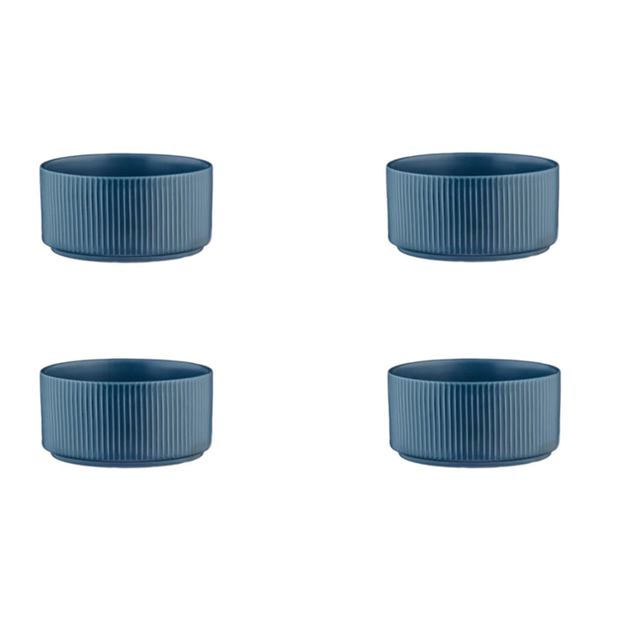 Bol SCANDI Ø12cm - 4 pièces - Marine