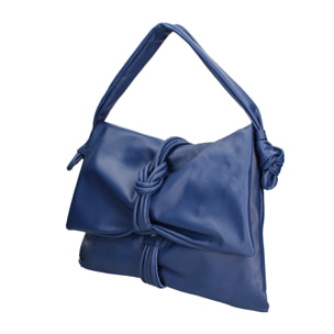 Borsa a spalla da donna In Vera pelle Made in Italy 46x32x2 cm