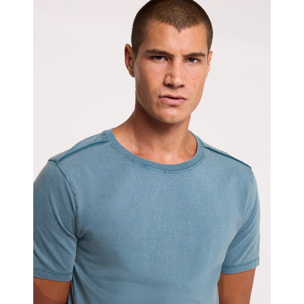 Camiseta Manga Corta Turquesa - Nurea