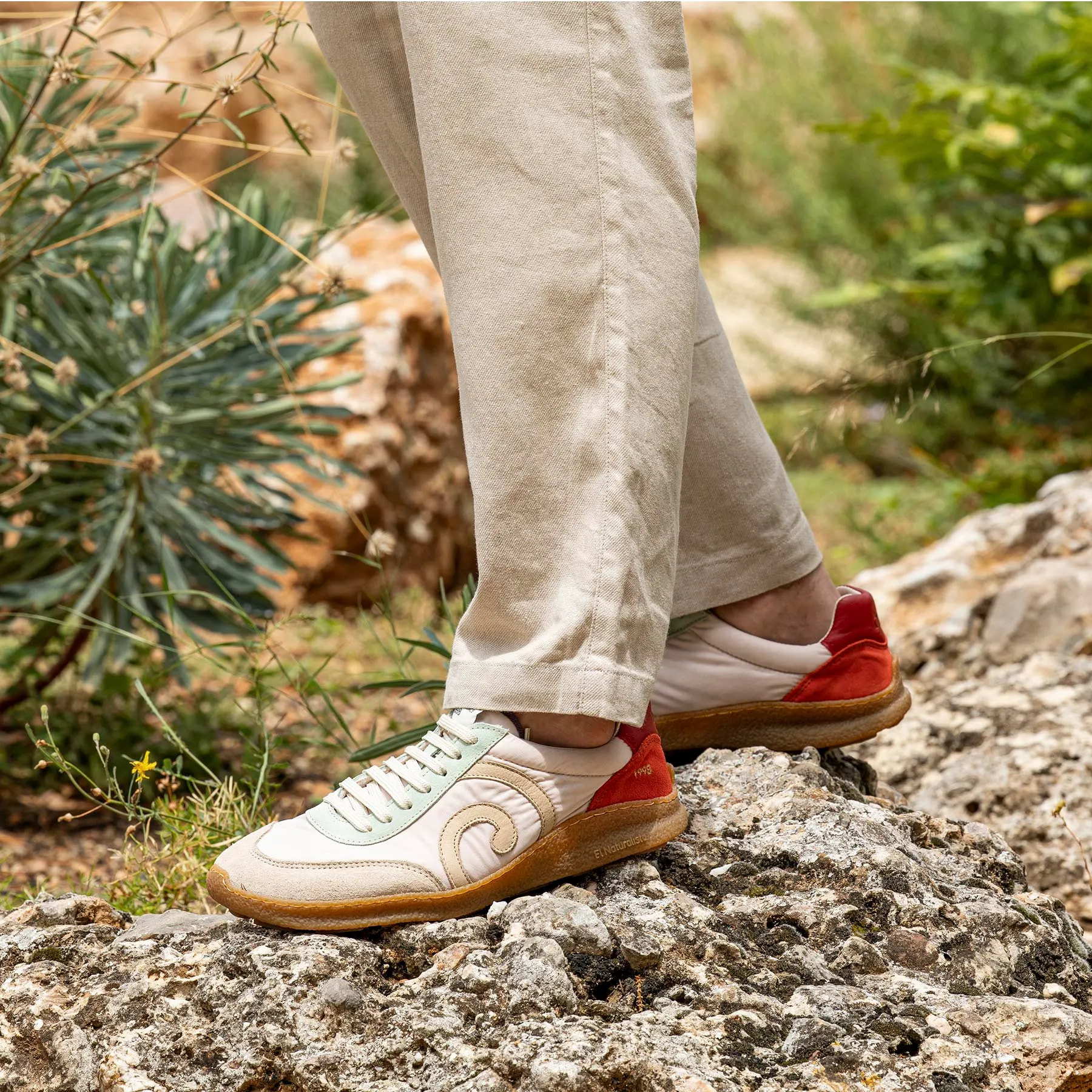 Zapatos N5435A MULTI MATERIAL TOTAL BLACK/OROEL color Total black