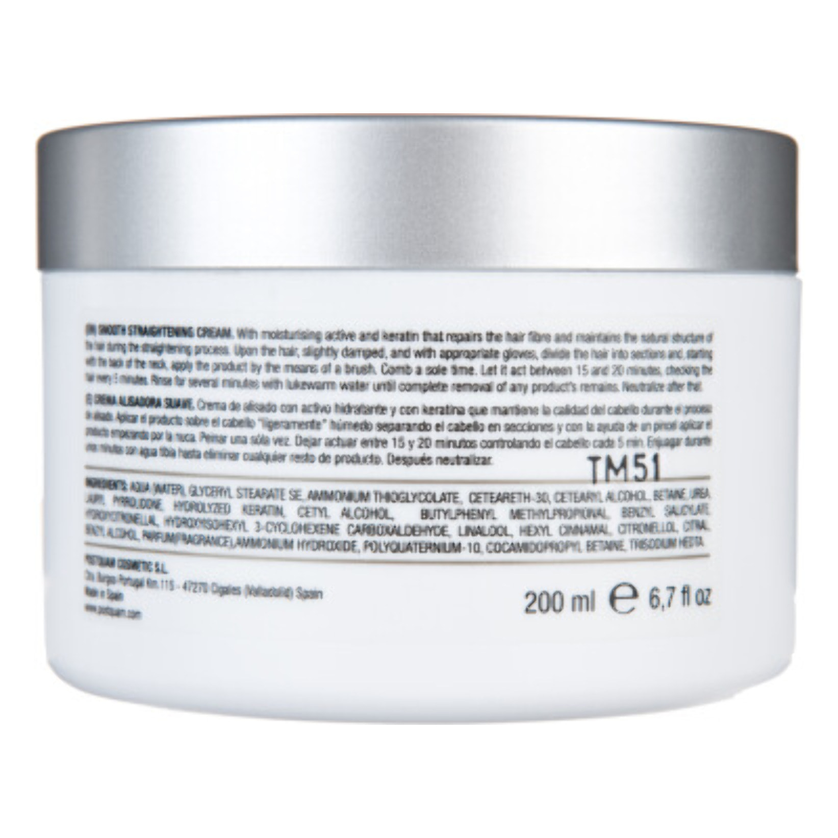 Crema Lisciante Morbida Alla Cheratina 200 Ml.