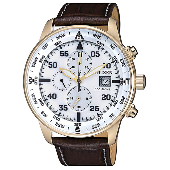 Reloj Citizen CA0693-12A Hombre Analogico Solar con Correa de Cuero