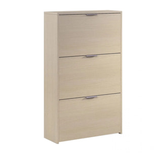 Zapatero Remi de 3 puertas Roble