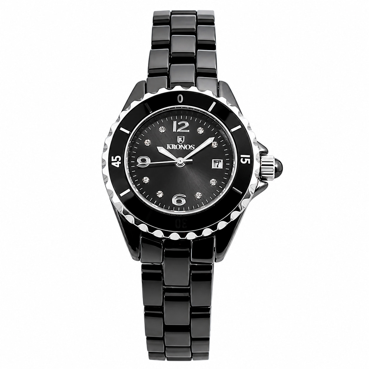 Reloj Kronos 853.8.52.19 Mujer Analogico Cuarzo con Correa de Ceramica
