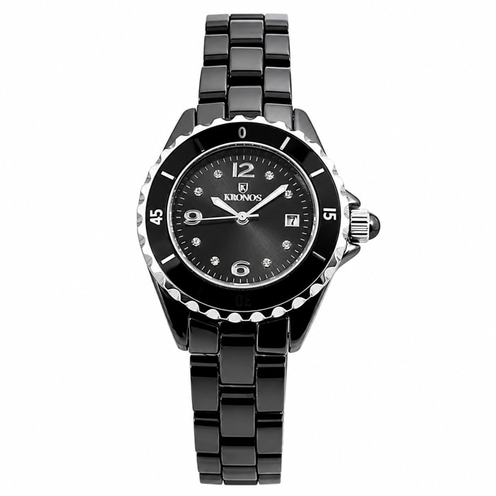 Reloj Kronos 853.8.52.19 Mujer Analogico Cuarzo con Correa de Ceramica
