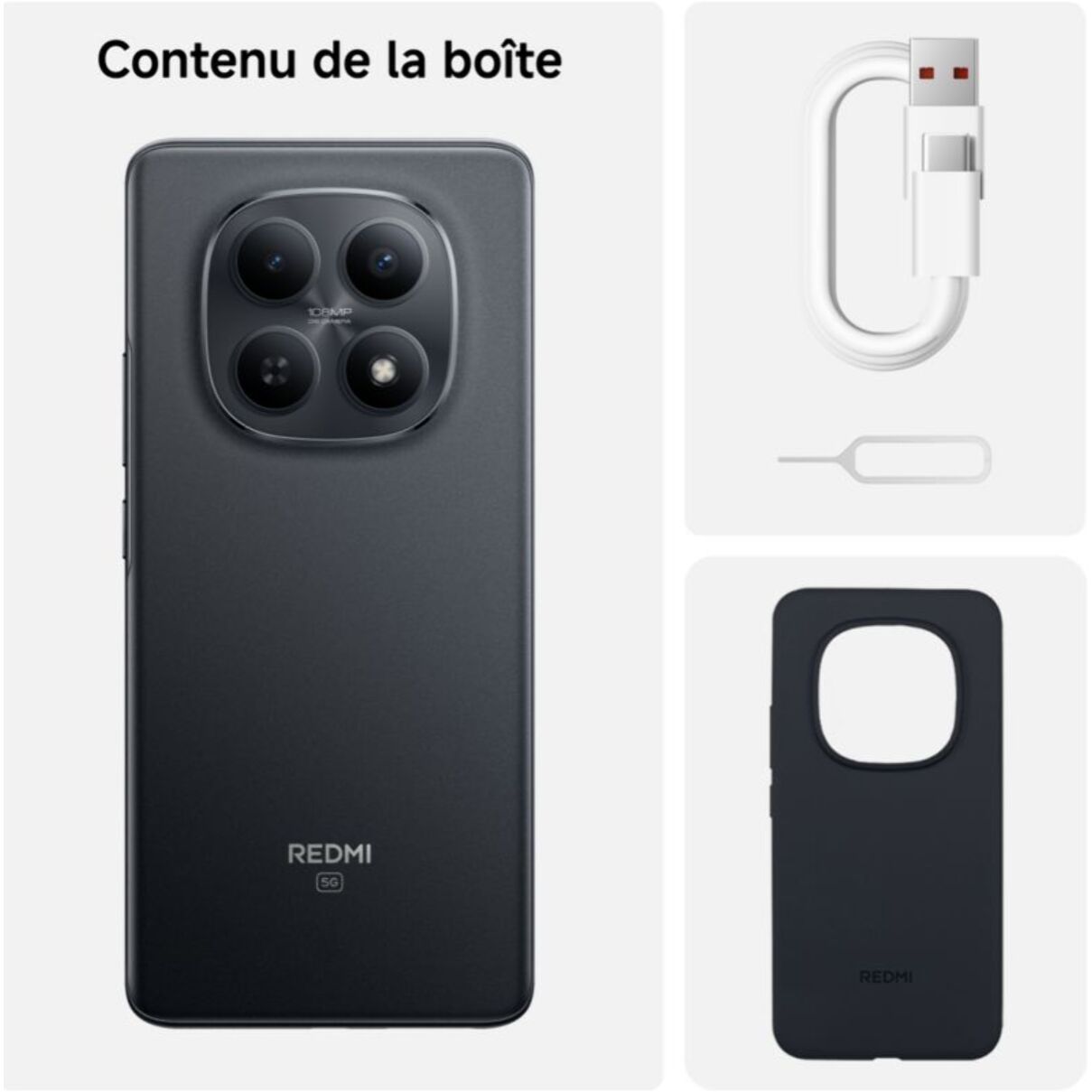 Smartphone XIAOMI Redmi Note 15 Noir 256Go 5G